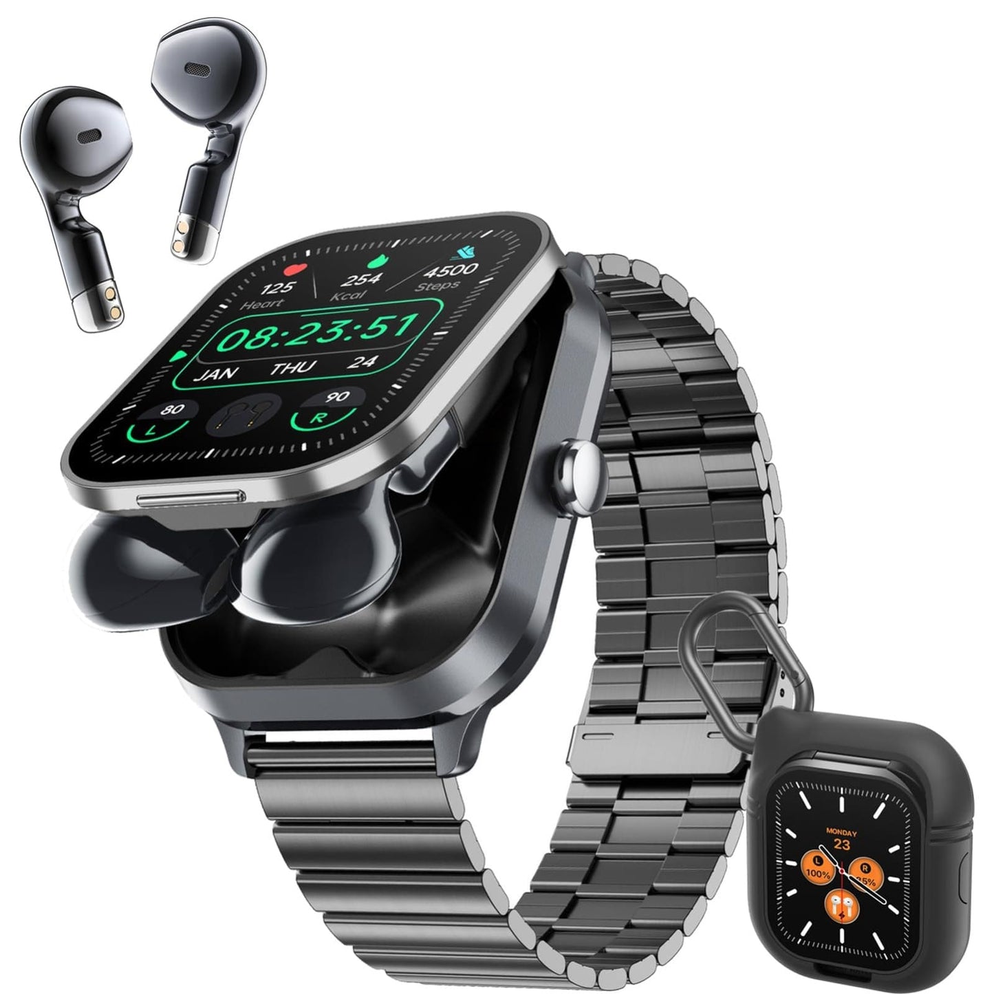 Smartwatch 2 in 1 With Earphone